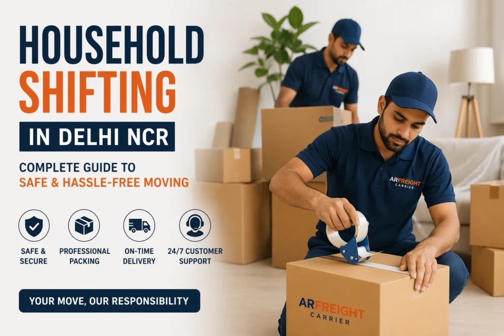 Household Shifting in Delhi NCR Complete Guide to Safe & Hassle-Free Moving